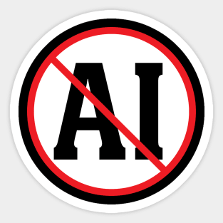 No AI Sticker